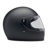 Kask Biltwell Gringo S w kolorze matowej czerni, rozmiar XS.