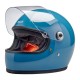 Kask Biltwell Gringo S w kolorze gołębim niebieskim, rozmiar S.