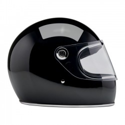 Kask Biltwell Gringo S w kolorze czarnym połyskującym, rozmiar XS.