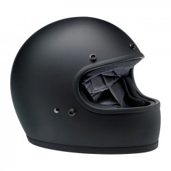Kask Biltwell Gringo w kolorze matowej czerni, rozmiar XL.