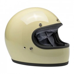 Kask Biltwell Gringo błyszczący w kolorze starej bieli, rozmiar L.