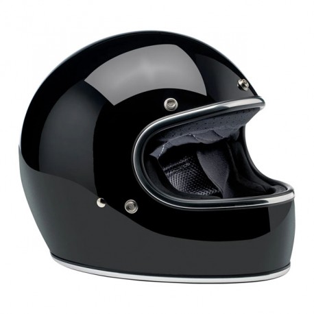 Kask Biltwell Gringo w kolorze czarnym połyskującym rozmiar L.
