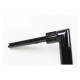 Kodlin, kierownica 2" Str8Up o wysokości 38 cm. Czarna 18-23 M8 Fat Boy z niestandardowymi podwyższaczami z obszarem klamry po