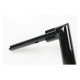 Kodlin, kierownica 2" Str8Up o długości 28 cm. Czarna 18-23 M8 Fat Boy z dostosowanymi podwyżkami o średnicy 1-1/4" i mechan