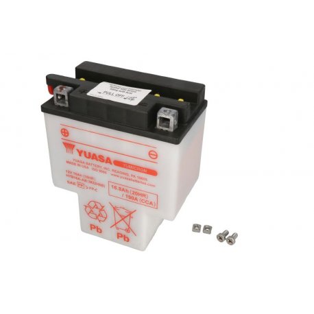 Akumulator kwasowy/obsługowy/rozruchowy YUASA 12V 16Ah 110A L+