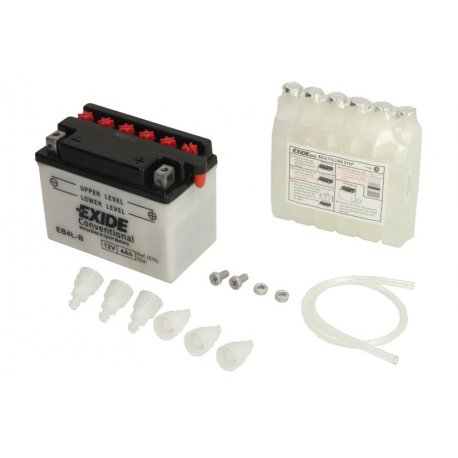 Akumulator kwasowy/rozruchowy/suchoładowany z elektrolitem EXIDE 12V 4Ah 50A P+