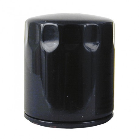 S&S, filtr oleju typu spin-on. Czarny 1999 Softail 99-17 Twin Cam 17-20 M8 (NU)