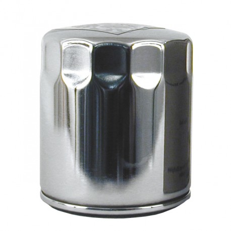 S&S, filtr oleju typu spin-on. Chrom 84-98 (NU) Softail 80-98 (NU) FLT 82-94 (NU) FXR L84-22 XL 08-12 (NU) XR1200 97-02 (NU) Bue