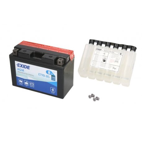 Akumulator agm/rozruchowy/suchoładowany z elektrolitem EXIDE 12V 8Ah 110A L+