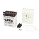 Akumulator kwasowy/rozruchowy/suchoładowany z elektrolitem EXIDE 12V 12Ah 165A P+