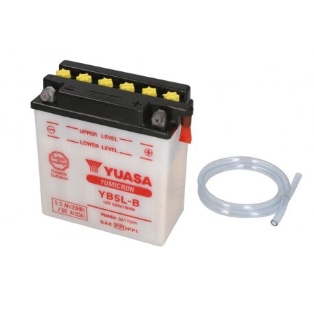 Akumulator kwasowy/obsługowy/rozruchowy YUASA 12V 5Ah 60A P+