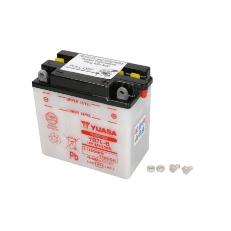 Akumulator kwasowy/obsługowy/rozruchowy YUASA 12V 8Ah 75A P+