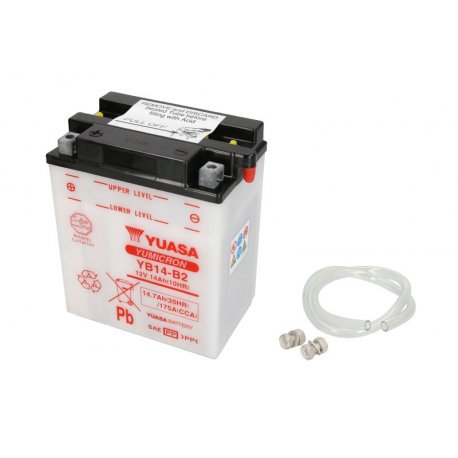 Akumulator kwasowy/obsługowy/rozruchowy YUASA 12V 14Ah 175A L+