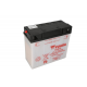 Akumulator kwasowy/obsługowy/rozruchowy YUASA 12V 19Ah 100A P+
