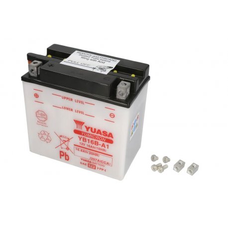 Akumulator kwasowy/obsługowy/rozruchowy YUASA 12V 16Ah 207A L+