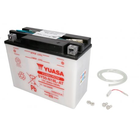 Akumulator kwasowy/obsługowy/rozruchowy YUASA 12V 20Ah 240A P+