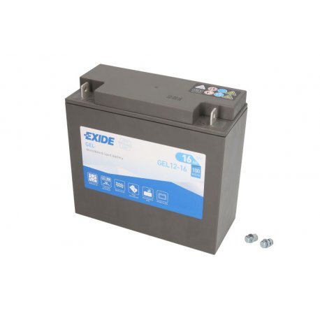 Akumulator bezobsługowy/rozruchowy/żelowy EXIDE 12V 16Ah 100A P+