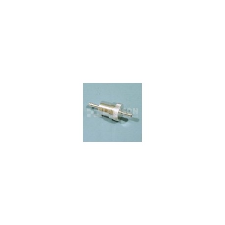 Filtr paliwa aluminiowy 6,5 mm srebrny