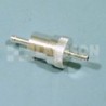 Filtr paliwa aluminiowy 8,0 mm srebrny