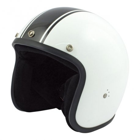 BANDIT JET HELMET, BIAŁY/CZARNY