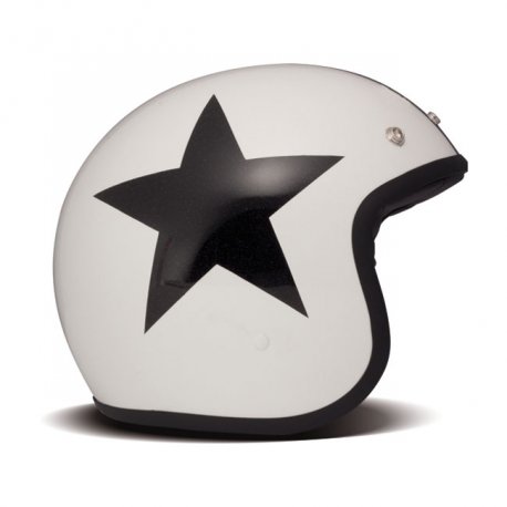 Kask DMD Vintage Star biały