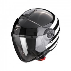 Kask Scorpion Exo-City II czarno-biały rozmiar 2XL.