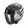 Kask Scorpion Exo-City II czarno-biały rozmiar 2XL.