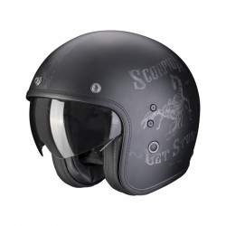 Kask Scorpion Belfast evo pique matowy czarny/srebrny XL
