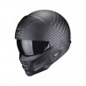 Kask Scorpion Exo-combat II matowy czarno-srebrny XL