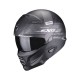 Kask Scorpion Exo-combat II matowy czarny/biały 2XL
