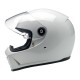 Kask Biltwell Lane Splitter w kolorze błyszczącej bieli, rozmiar S.