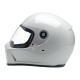 Kask Biltwell Lane Splitter w kolorze błyszczącej bieli, rozmiar S.