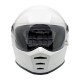 Kask Biltwell Lane Splitter w kolorze błyszczącej bieli, rozmiar S.