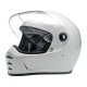 Kask Biltwell Lane Splitter w kolorze błyszczącej bieli, rozmiar S.
