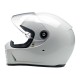 Kask Biltwell Lane Splitter w kolorze błyszczącej bieli, rozmiar S.