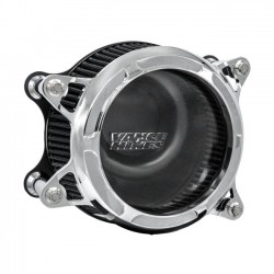 Vance & Hines, filtr powietrza VO2 Insight. Chrom 16-17 Softail 11-15 CVO Softail 16-17 FXDLS 08-16 Touring Trike. (modele z e-t