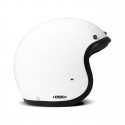 Kask DMD Vintage jednolity biały S