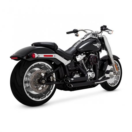 Układ wydechowy Vance & Hines, 2-1/2" Shortshots staggered, 18-20 Softail FLFB