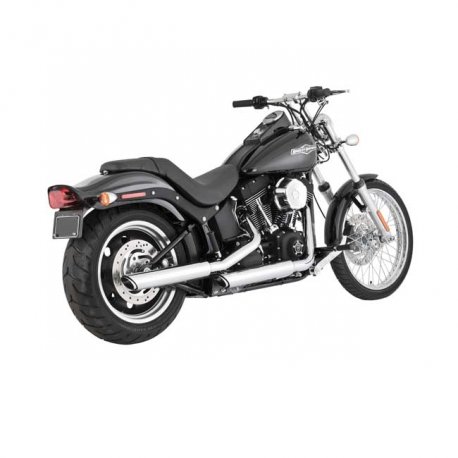 Układ wydechowy Vance & Hines, Twin Slash 3" slip-ons, 07-16 Softail FLSTC