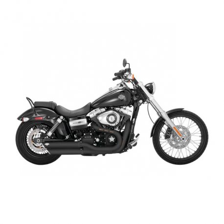 Układ wydechowy Vance & Hines, Twin Slash 3" slip-ons, 08-16 Dyna FXDF Fatbob