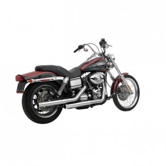 Układ wydechowy Vance & Hines, 2-1/2" Straightshots slip-ons, 91-16 Dyna