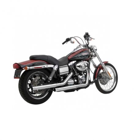 Układ wydechowy Vance & Hines, 2-1/2" Straightshots slip-ons, 91-16 Dyna