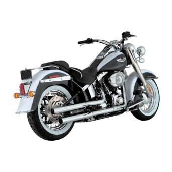 Układ wydechowy Vance & Hines, 2-1/2" Straightshots slip-ons, 07-16 FXSTS