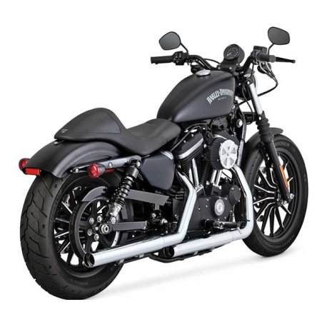 Układ wydechowy Vance & Hines, 2-1/2" Straightshots slip-ons, 14-20 XL