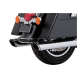 Układ wydechowy Harley, Vance & Hines, Wsuwane tłumiki 4" Twin Slash Round, 95-16 FLT / TOURING