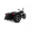 tłumiki harley davidson, Vance & Hines, Wsuwane tłumiki 4" Twin Slash Round, 17-20 FLRT Freewheeler Trike