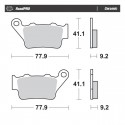 Klocki hamulcowe tył Moto-Master RoadPro. Ceramiczne 21-23 RA1250 Pan America 21-23 RA1250S Pan America Special.