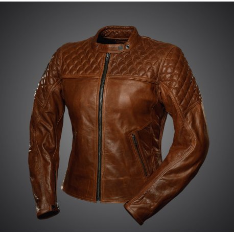KURTKA DAMSKA Scrambler Lady Cognac