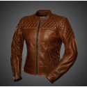 KURTKA DAMSKA Scrambler Lady Cognac