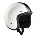 KASK BANDIT JET KLASYCZNY BIAŁY/CZARNY UNISEX ROZMIAR XS (53-54)